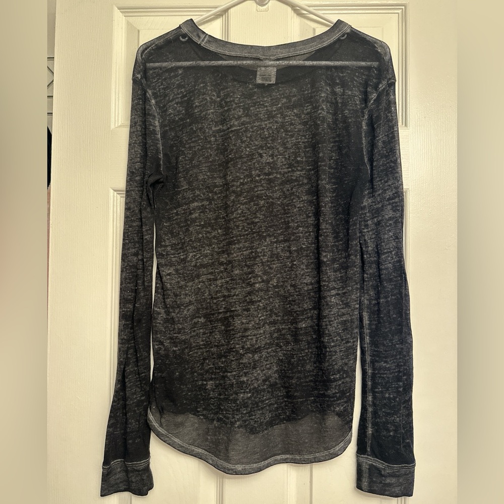 PINK Victoria's Secret Black and White Sweatshirt with Bold Branding - Picture 5 of 8